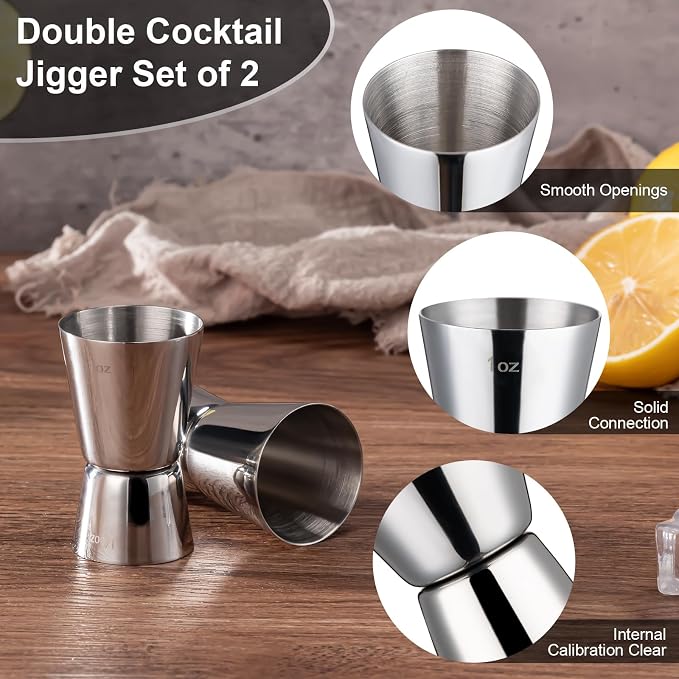 Briout Jigger for Bartending, Flat Edge - Image 2