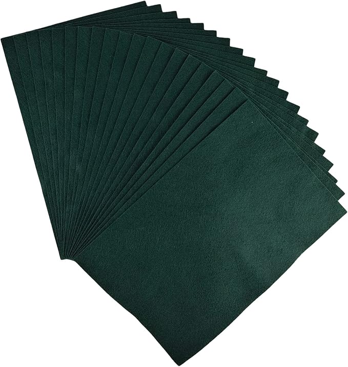 Jtnohx Color Felt, Soft Felt Sheets, 1.4mm Thick 8"x12" Handicraft Felt Fabrics - Image 4