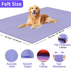 XSEINO Lavender Large Felt Fabric 36" X 36 ", 1.4 mm Thick Soft Felt Fabric - Image 2