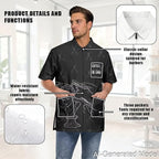 Professional Grooming Smock Unisex, Water Resistant Anti-Static | Hairdresser - Image 5