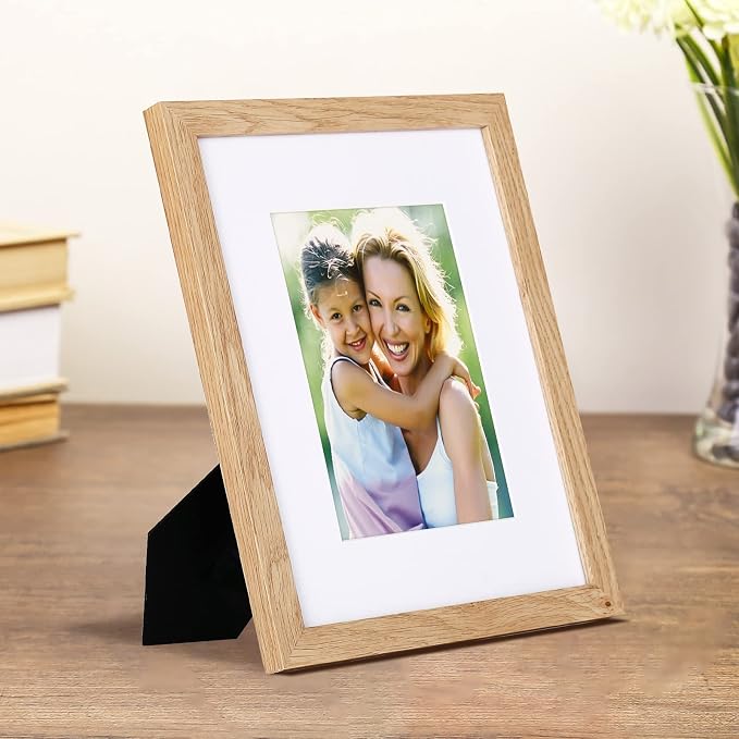 8x10 Picture Frame Set of 6, Made of Perspex Glass, Display Picture 5x7 - Image 6