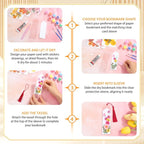240 Pcs Kraft Paper Blank Bookmarks, 3 Sizes 2 Colors Bookmark Making Kit - Image 5