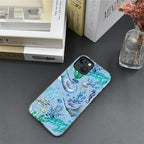 ZHEGAILIAN Case for iPhone 13 14, Ocean Stingray Turtle Seahorse Durable - Image 4