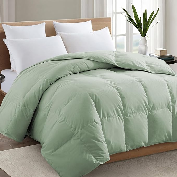 TEXARTIST Premium 2100 Series King Comforter All Season Breathable Sage Green by TEXARTIST
