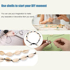 160Pcs Natural Spiral Shell Beads, Adorning Hair Locks and Braids - Image 5