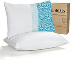 Cooling Pillow for Sleeping Twin Size Set of 2, Shredded Memory Foam Pillows by Unknown