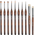 Detail Paint Brushes Dry Brushes, Watercolor & Figurine by goldenmaple