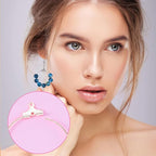 Pndeyo 169pcs Hypoallergenic Earring Beading Hoop Kits, Metal Round Hoop - Image 4