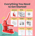 Button Maker Machine 2.25 Inch Pin Maker Kit - Image 3