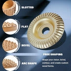 19 PCS Wood Carving Disc Set for 4-4.5 inch Angle Grinder, Pro-Grade - Image 7