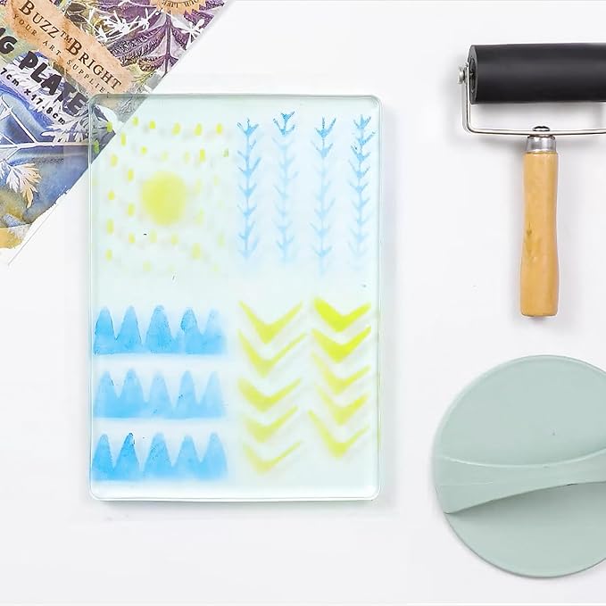 BuzzBright Gel Printing Plate kit, Complete Printmaking Set - Image 5