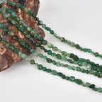 HAAMIIQII Natural Green Agate Pebble Stone 5-8mm Small Irregular Freeform - Image 5