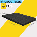 4Pack Customizable Polyethylene Foam Sheets 15.7"X 11.8"X1" Thick Foam Padding - Image 2