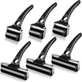 Frienda 6 Pack Rubber Brayer Rollers, 4.7 Inch, 2.2 Inch Hard Rubber Rollers by Frienda