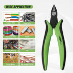 KATA Mini Flush Cutters, 5 Inch Precision Wire Cutter Plier - Image 4