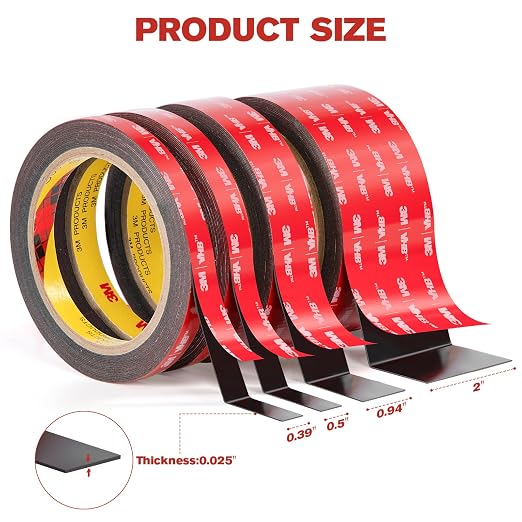 Double Sided Tape Heavy Duty, LED Strip Lights, DIY Home Décor - Image 4