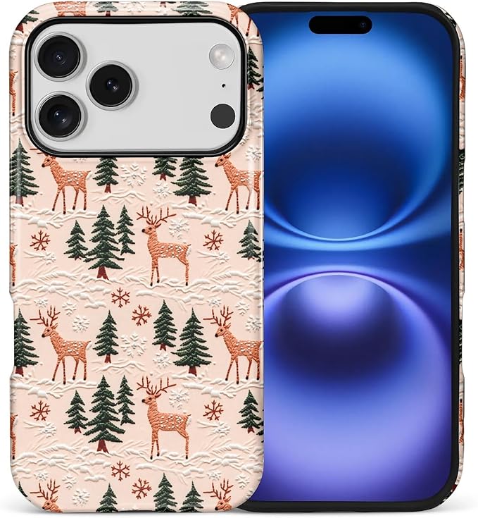 Case for iPhone 17 Pro, Scratch Resistant Hybrid Double Layer Hard by Toulas