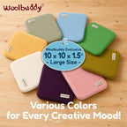 Woolbuddy Wool Felting Pad 10 x 10 x 1.5 Inch, Durable Needle Felting Mat - Image 4