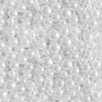 1500pcs Pearl Beads for Jewelry Making, 4mm 6mm 8mm 10mm Round Loose Pearls by HILELIFE