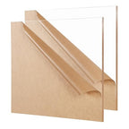 KAITELA Clear Acrylic Sheet 12" x 12" Cast Plexiglass Square 1/4" Thick by KAITELA
