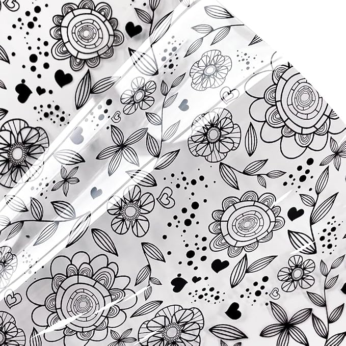 ONEART | Printed TPU Jelly Faux Leather 12 x 53 inches Transparent Clear Jelly - Image 3