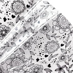 ONEART | Printed TPU Jelly Faux Leather 12 x 53 inches Transparent Clear Jelly - Image 3