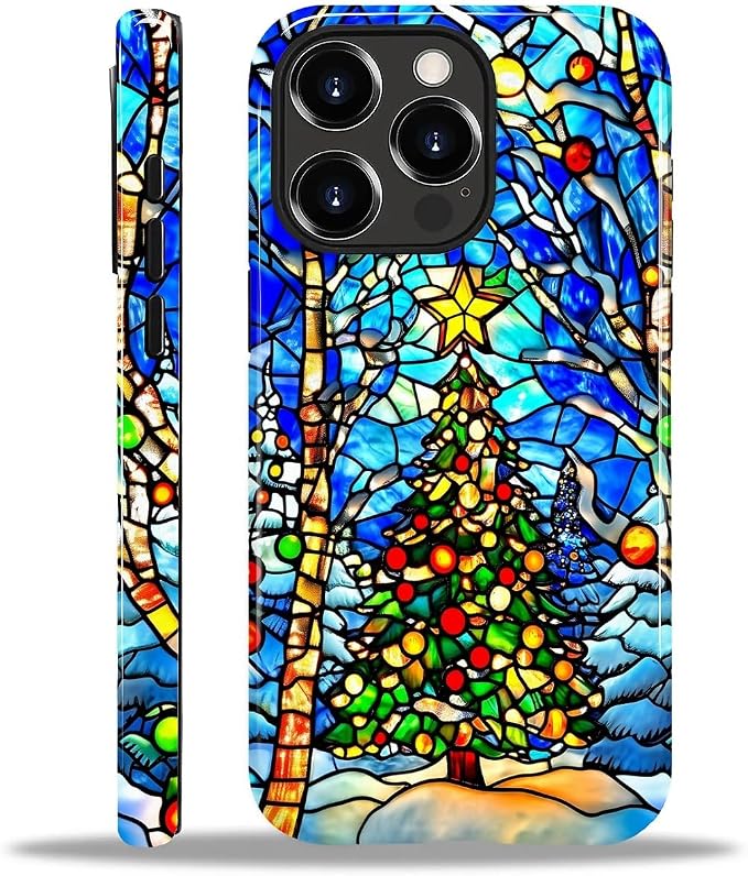 Case for iPhone 15 Pro Max, Scratch Resistant Hybrid Double Layer Hard by Toulas