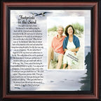 Footprints in the Sand Inspirational Wall Art, Beach Decor, Christian Gifts - Image 2