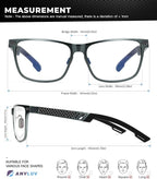 ANYLUV Blue Light Blocking Glasses Men Computer Gaming Glasses Lightweight - Image 5