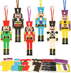 Fennoral 12 Pack Nutcracker Craft Kit by Fennoral