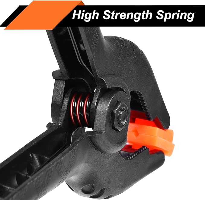 Toresano Spring Clamp, 20 Packs Plastic Spring Clamps Heavy Duty - Image 3