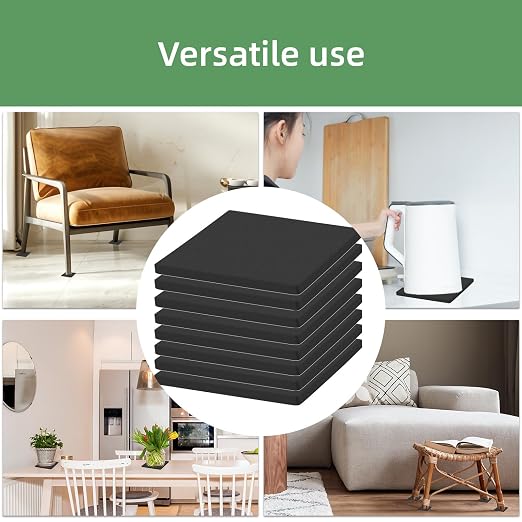 8Pcs Black EVA Foam Pad 4in x 4in x 1/4in High Density Closed Cell Foam Sheet - Image 6