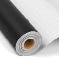12'' x 42Ft Matte Black Permanent Vinyl Roll by IModeur