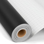 12'' x 42Ft Matte Black Permanent Vinyl Roll by IModeur