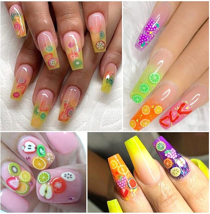 17500Pcs Polymer Fruit Slices Fruit Nail Art Slice 3D Polymer Slices Polymer - Image 5