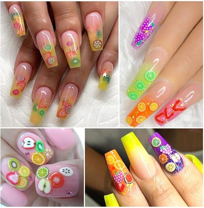 17500Pcs Polymer Fruit Slices Fruit Nail Art Slice 3D Polymer Slices Polymer - Image 5