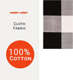 Hobby Lobby Sawyer Buffalo Check Duck Cloth Fabric, 1 Yard | Precut Fabric - Image 3