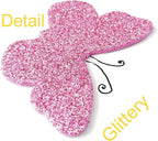 Glitter Foam Flower and Butterfly Shapes Stickers, Self-Adhesive Stickers Kid's - Image 6