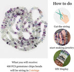 400pcs Natural Chip Stone Beads - Image 9