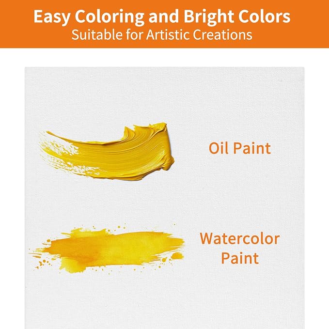 FIXWAL Canvas Boards for Painting 10 Pack, - Image 5