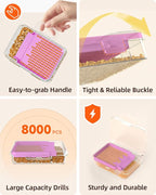 Redtwo 60 PCS Diamond Painting Storage Containers Trays, Detachable Trays - Image 7