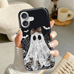 Case for iPhone 17, Scratch Resistant Hybrid Double Layer Hard Shell，Lace Ghost - Image 7