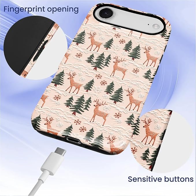 Case for iPhone 17 Air, Scratch Resistant Hybrid Double Layer Hard - Image 7