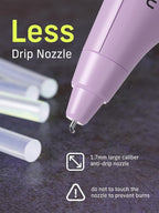 Narbell Cordless Hot Glue Gun Kit with, Less Drip Nozzle, Auto Shut-Off - Image 3