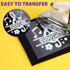 HTVVETUR White HTV Iron on Vinyl 12Inch by 35ft Heat Transfer Vinyl - Image 5