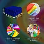 FabricLA Acrylic Felt Sheets for Crafts - Image 3