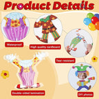 60pcs Circus Theme Cutouts Clown Juggling Bulletin Board Decorations Carnival - Image 3