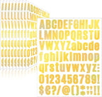 Letter Stickers, Mailbox Numbers, 1 Inch Waterproof Vinyl Alphabet | 1 Inch by Llewyn