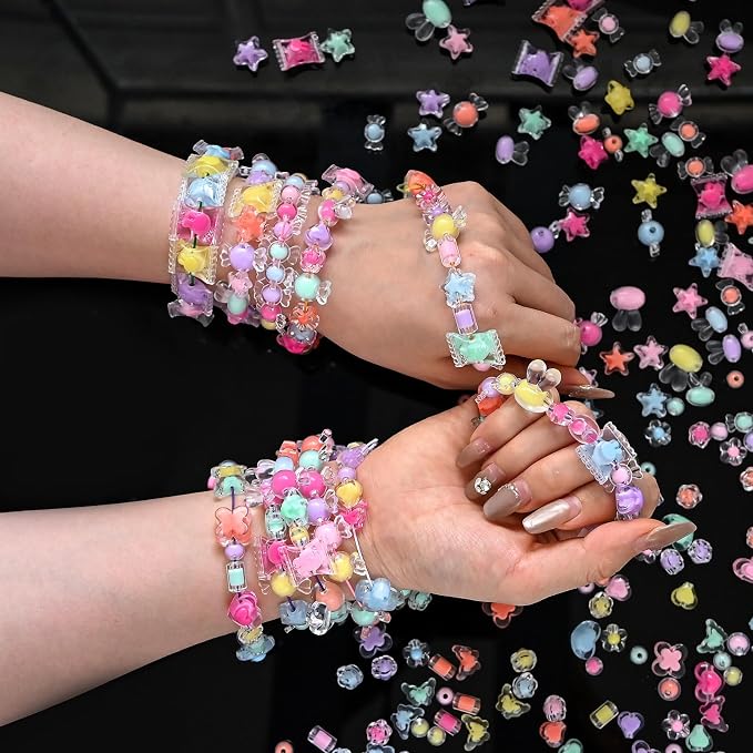 200+ pcs Candy Bulk Assorted Cute Kandi Beads - Image 5
