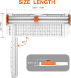 Evteck Paper Cutter 12 Inch Paper Trimmer Slider Crafting Scrapbooking Supplies - Image 2